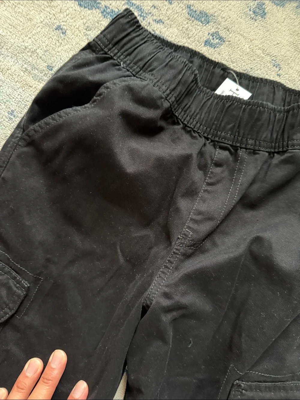 The Children's Place Black Cargo Pants for Kids